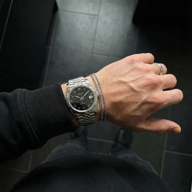 SeikoJust - Siyah Çizgili